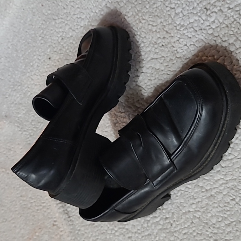 Y2K No Boundaries Platform Loafers Size 6.5